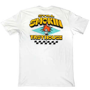 Fasthouse: 4 Ever 2 Smokin Tee - White