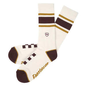 Fasthouse: Venice Sock - Cream/Burgundy