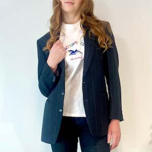 Striped Wool Blazer (L)