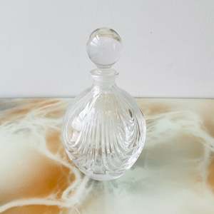 Homewares: Vintage Cut Crystal Bottle
