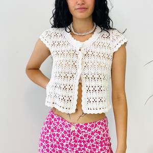 Crochet Crop Top (S)