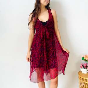 Sheer Paisley Dress (S)