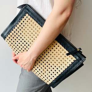 Large Woven Clutch