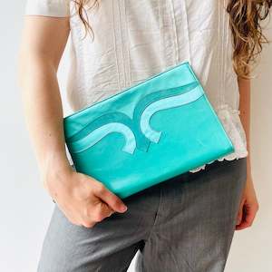 Vintage Metallic Panel Bag