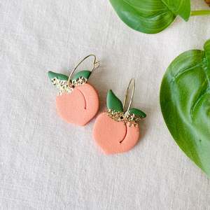 Womens Accessories: Peach Earrings