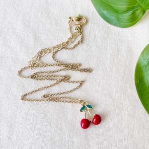 Womens Accessories: Cherry Necklace
