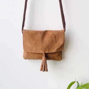 Tassel Mini Crosbody Bag