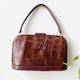 Vintage Leather Box Purse