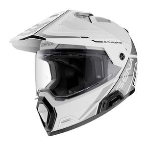 Sena Outlander Smart ADV Dual-Sport Helmet - Gloss White Size XL