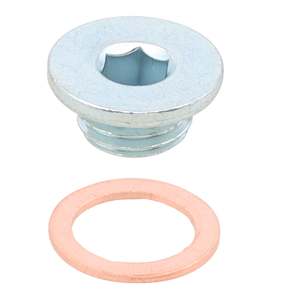 Whites Motorcycle Parts Magnetic Drain Plug M10 x 5 - P1.25