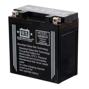 Us Powersports: USPS AGM BATTERY US20CH YTX20CH YTX20CH-BS