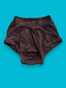 Black: Pouch Fronted Brief Plain Black