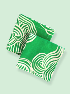 Homeware Pair Of Napkins: Pair of Napkins Green Zen