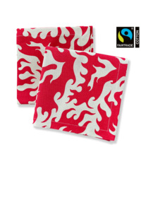 Flames: Pair of Napkins Flames