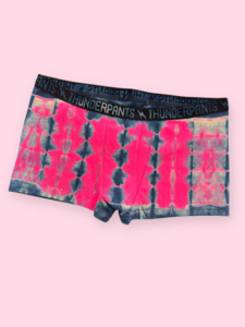 Flat Front Boxer Hot Pink Plaid