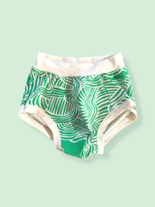 Pouch Fronted Brief Green Zen