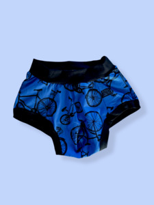 Pouch Fronted Brief Blue Bikes