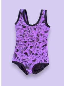 One Piece Swimsuit Mushrooms