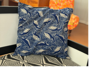 Cushion Cover Whales
