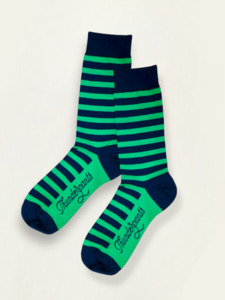 Socks Navy & Lime