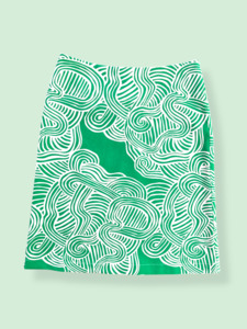 A line Skirt Green Zen