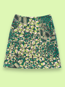 PATCH POCKET Skirt Emerald Crystals