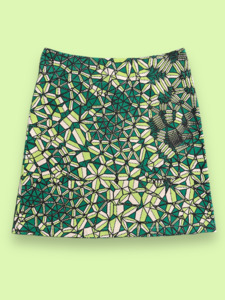 A line Skirt Emerald Crystals