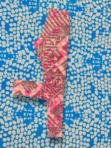 One Off Creations: Long Tights Pink Dotmatrix - limited sizes