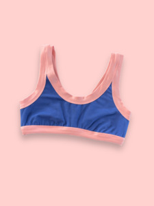 Original Crop Top Blueberry Peach - medium only