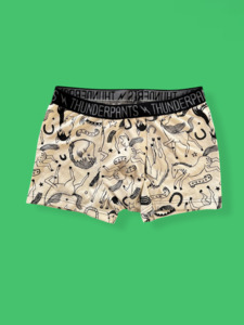 Print: Pouch Boxer Horses