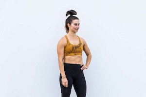 Womens: Perfect Every Time Bra - Tie Dye Mustard