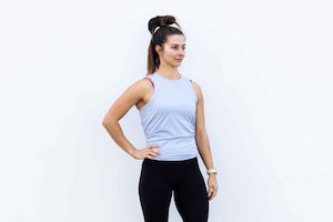 Womens: Energy Tank - Baby Blue