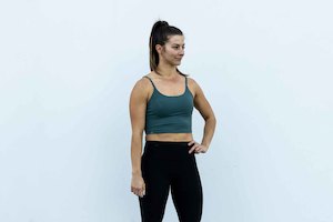 Womens: Dress-Me-Up Crop - Dew Green