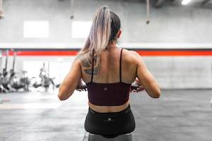 Womens: Dress-Me-Up Crop - Deep Crimson