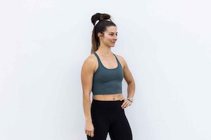 Revitalise Singlet - Dew Green