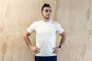 Mens: Men's T-Shirt - Sand