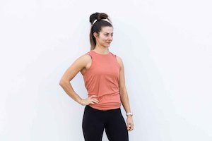 Womens: Energy Tank - Warm Orange