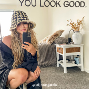 Thursday At Eight: You Look Good Mirror Sticker - Black