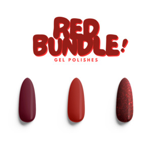 Gel Nails: Gel Polish Red Bundle