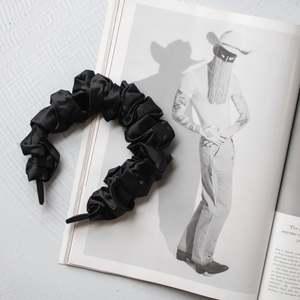 You Might Also Like: Silk Headband - Black