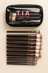 NEW Copper Makeup Brush Set