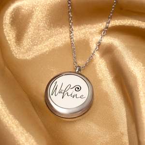 Silver Wāhine Perfume Necklace