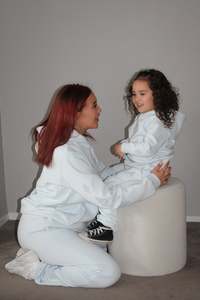 Tracksuit Sets: KIDS Hoodie- "Baby Blue" (In Stock Now)