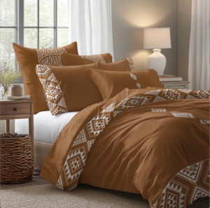 Organic Cotton Bedding Collection: Mānuka Clay Duvet Set - Pre-order