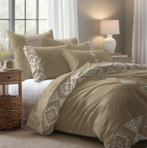 Onepū Beige Duvet Set - Pre-order