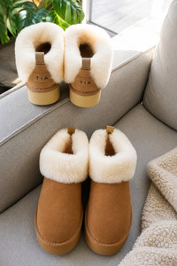 New: TIĀ Suede Slippers