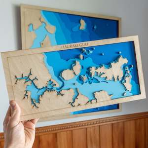 New Zealand Seafloor Maps: Hauraki Gulf - Mini