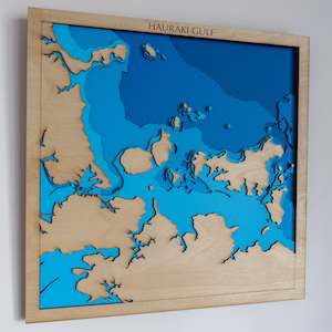 New Zealand Seafloor Maps: Hauraki Gulf - Small