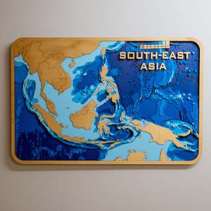 Global Seafloor Maps: South-East Asia