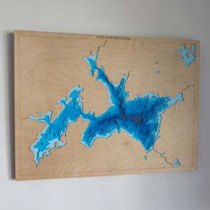 North Island Maps: Lake Waikaremoana